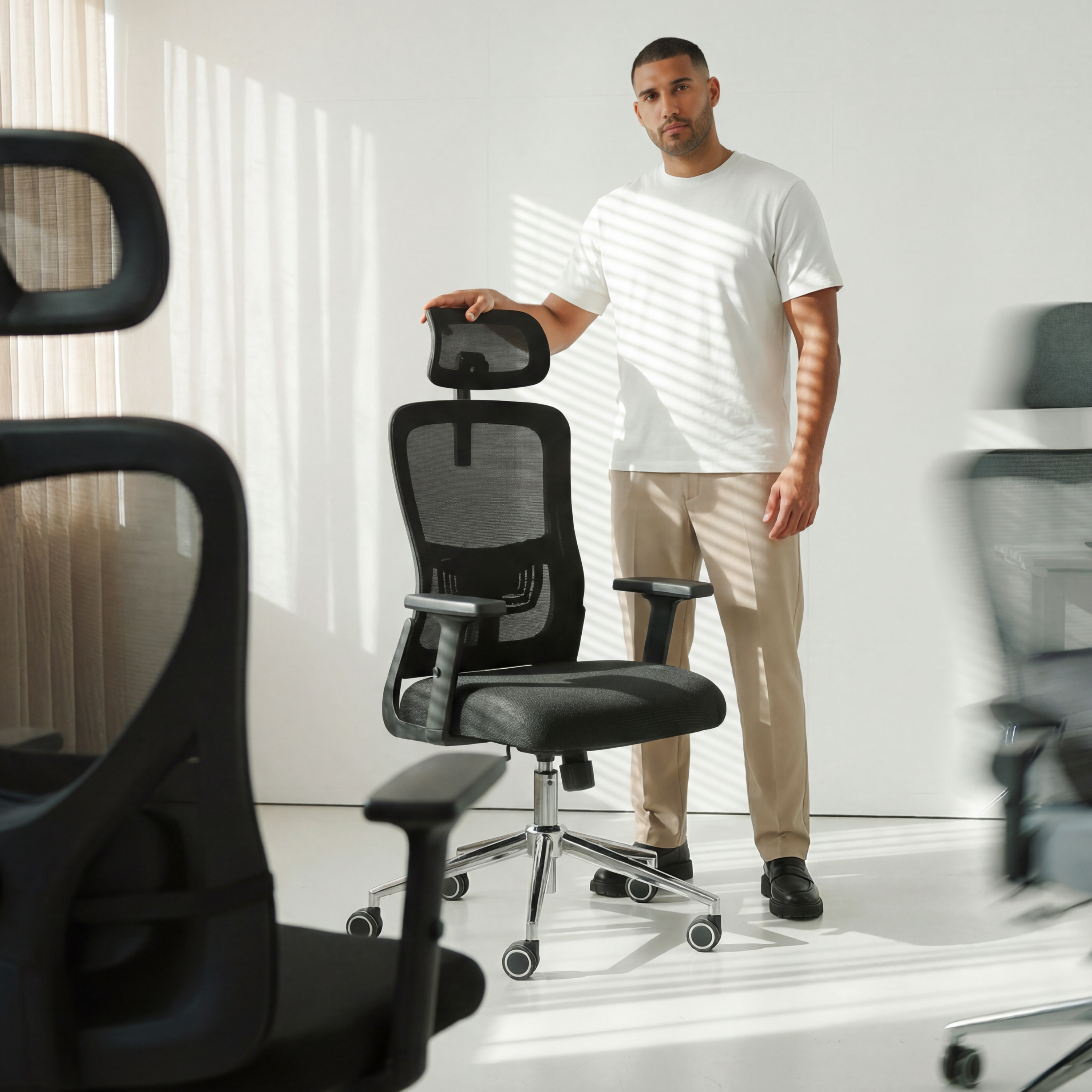 CLOUVOU BrightSeat – Ergonomischer Bürostuhl: Preis-Leistungssieger