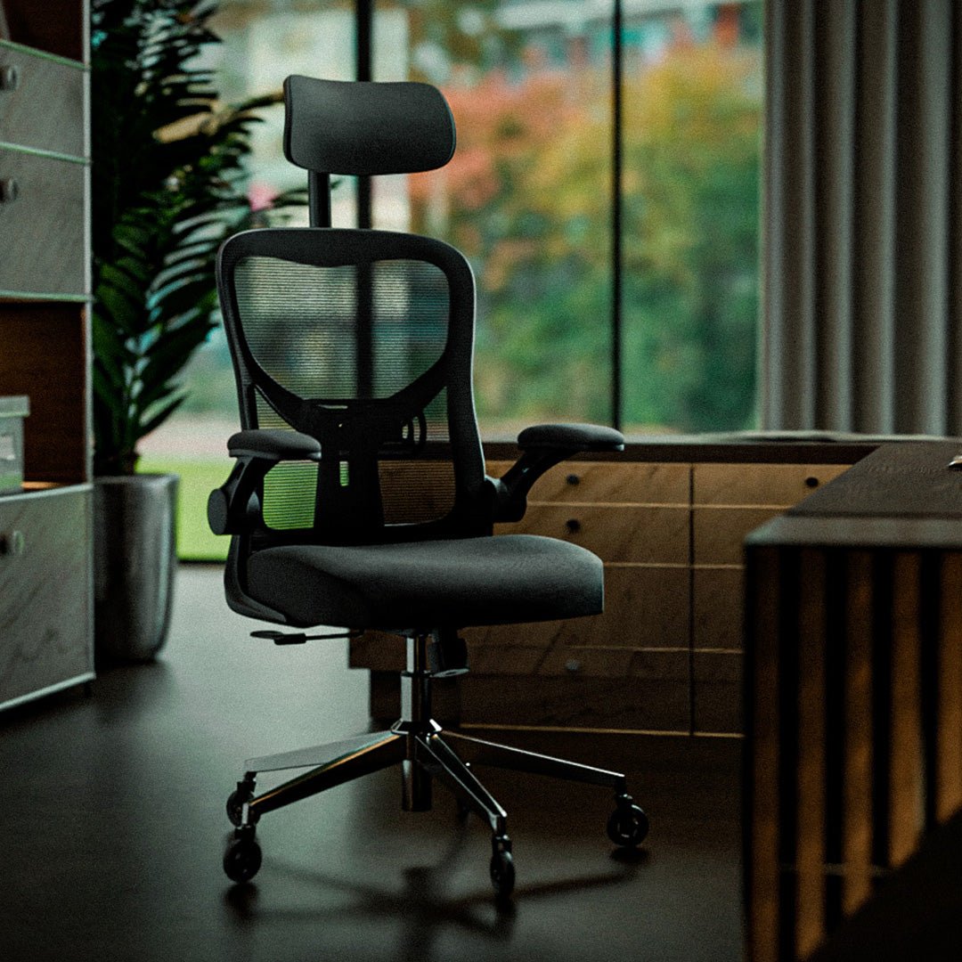 CLOUVOU SmartSeat – Ergonomischer Bürostuhl "Dein verlässlicher Begleiter im Arbeitsalltag" - Clouvou#farbe_grau