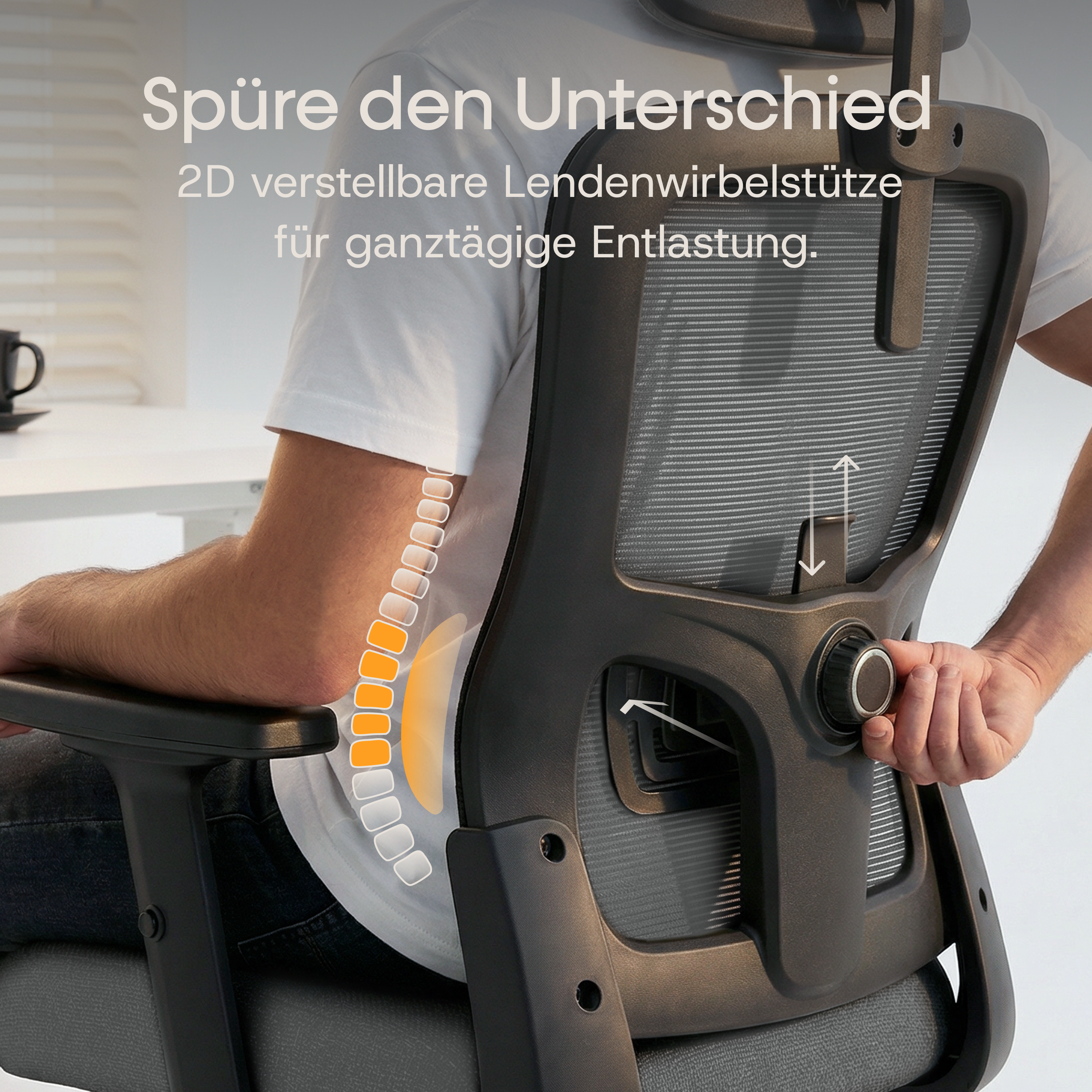 CLOUVOU BrightSeat – Ergonomischer Bürostuhl: Preis-Leistungssieger