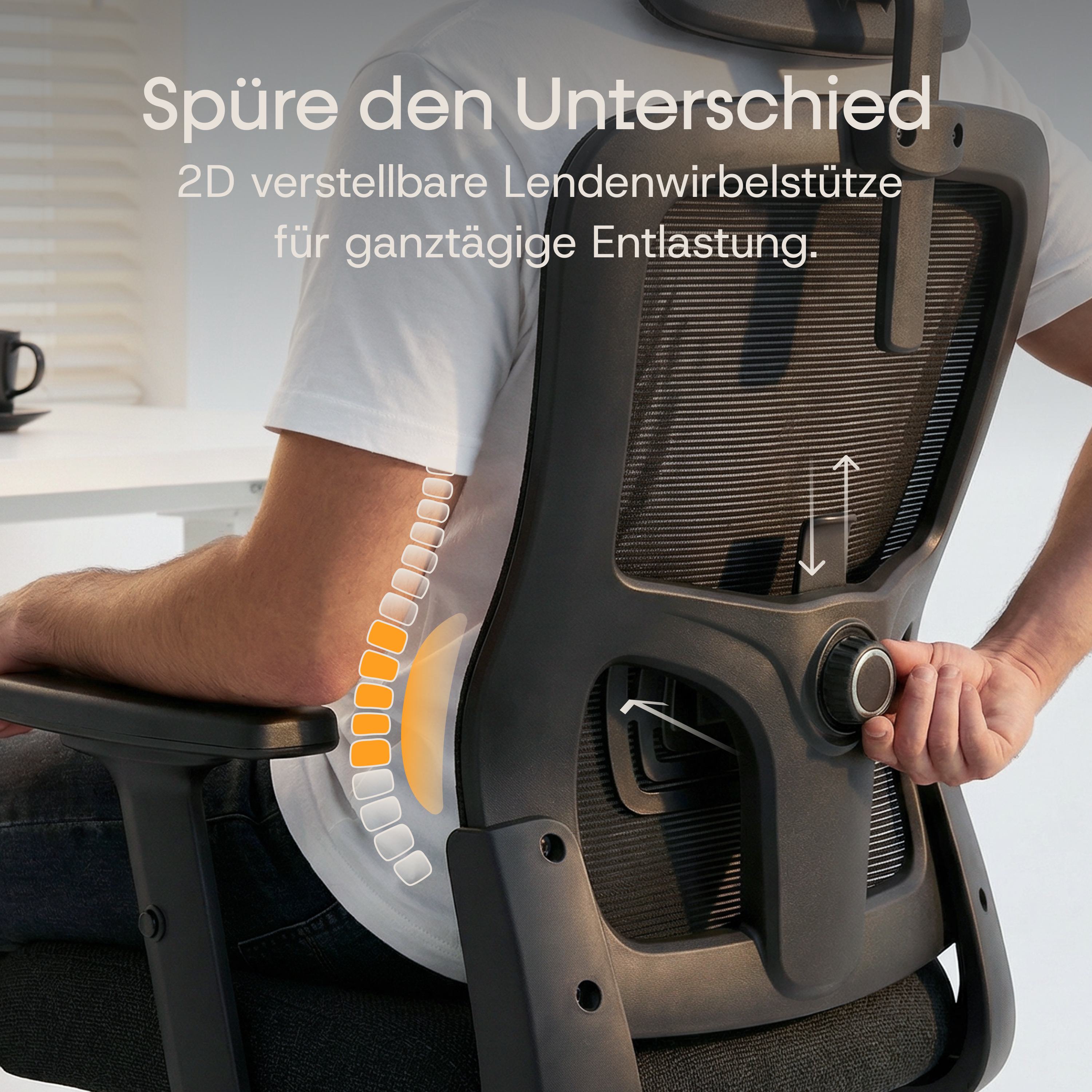 CLOUVOU BrightSeat – Ergonomischer Bürostuhl: Preis-Leistungssieger