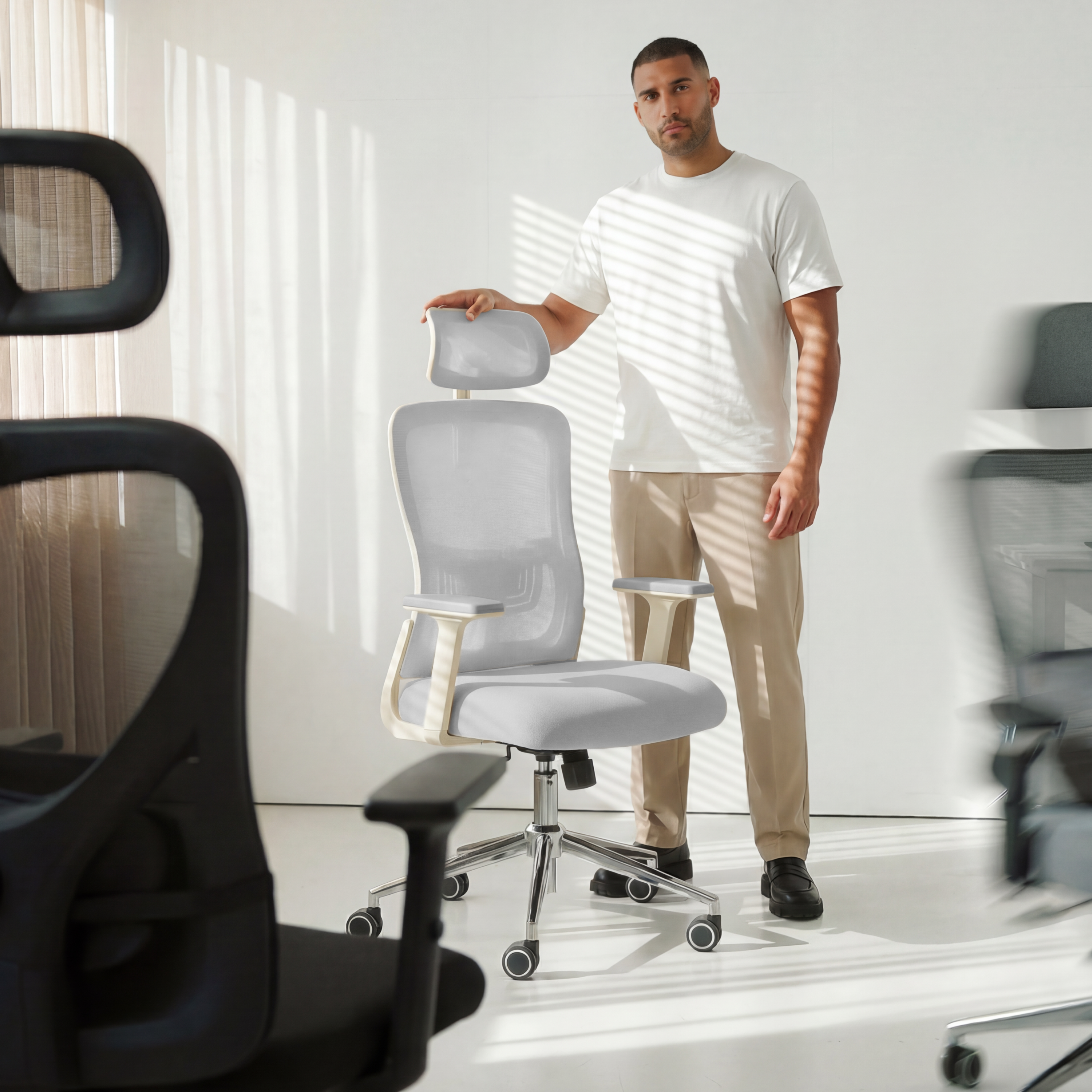 CLOUVOU BrightSeat – Ergonomischer Bürostuhl: Preis-Leistungssieger