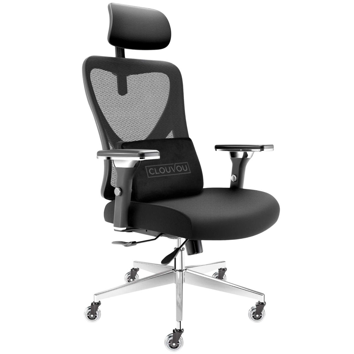 CLOUVOU CleverSeat - Ergonomischer Testsieger Bürostuhl - Clouvou Schwarz