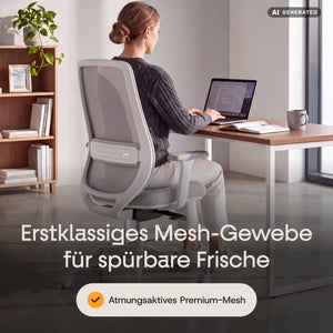 BALANCE – Ergonomischer Bürostuhl - Clouvou Schwarz