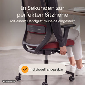 BALANCE – Ergonomischer Bürostuhl - Clouvou Schwarz