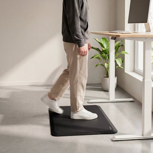 CleverMat – Ergonomische Anti-Ermüdungsmatte - Clouvou Black