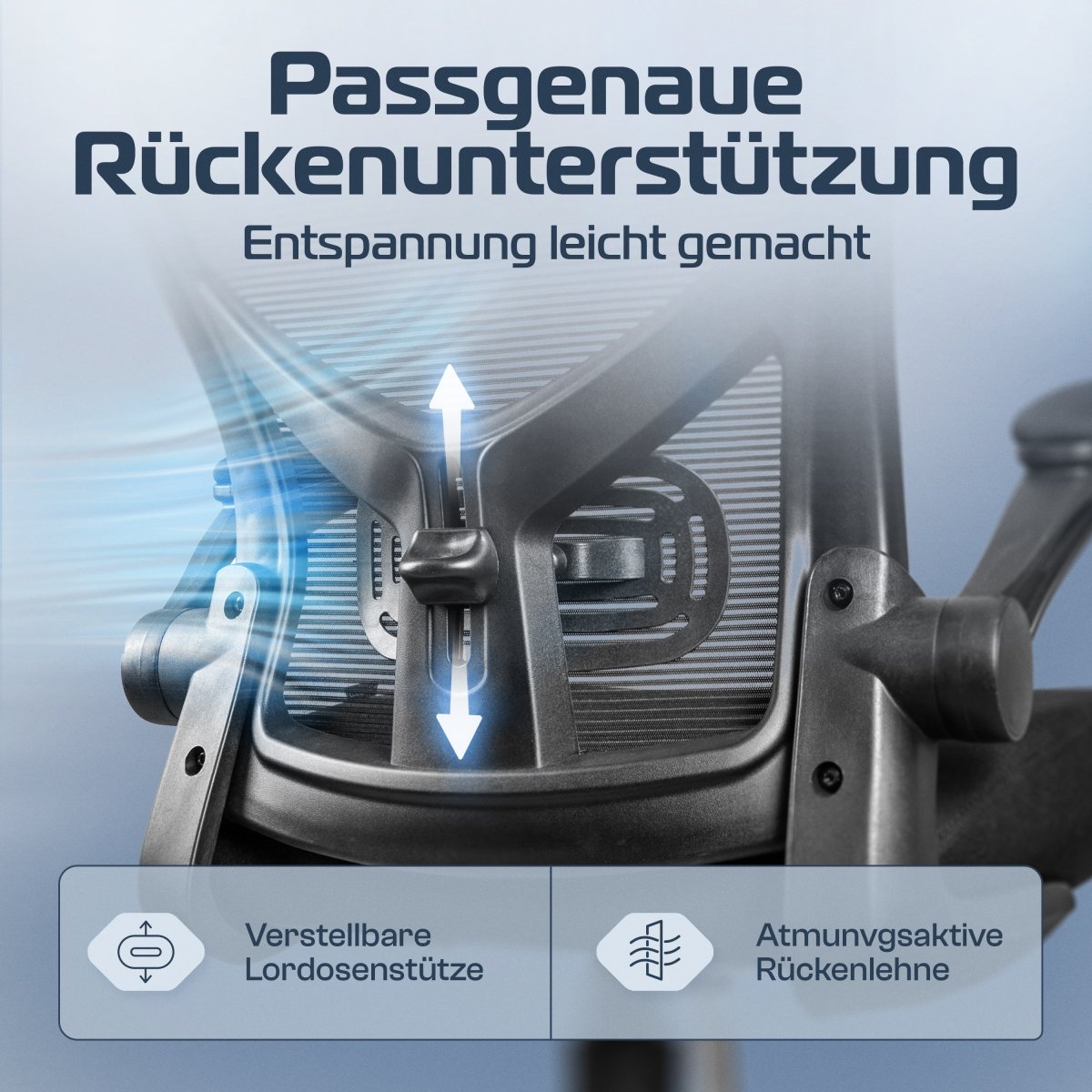CLOUVOU SmartSeat – Ergonomischer Bürostuhl "Dein verlässlicher Begleiter im Arbeitsalltag" - Clouvou 