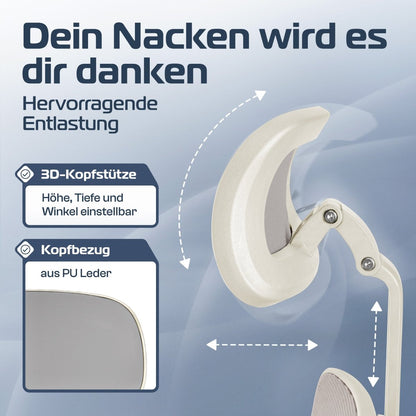 CLOUVOU SmartSeat – Ergonomischer Bürostuhl "Dein verlässlicher Begleiter im Arbeitsalltag" - Clouvou