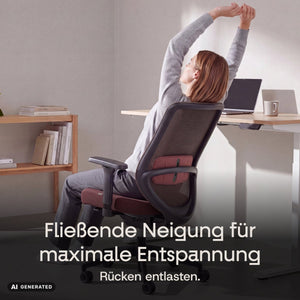 VOLUME – Ergonomischer Bürostuhl - Clouvou Schwarz
