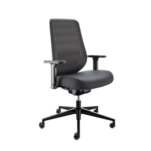 VOLUME – Ergonomischer Bürostuhl - Clouvou Schwarz
